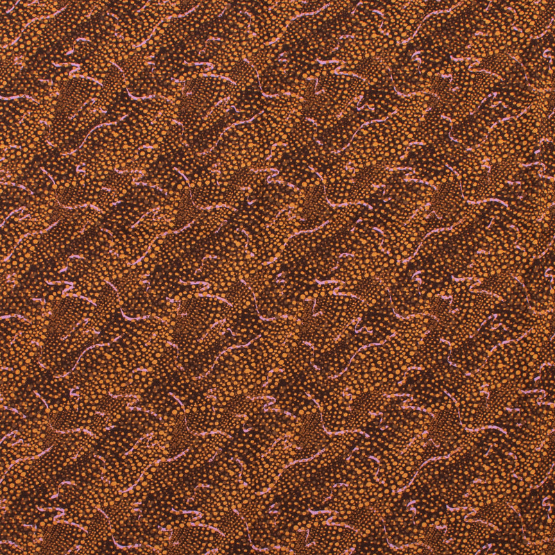 Printed Viscose - ROTTERDAM - 005 - Brown