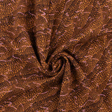 Printed Viscose - ROTTERDAM - 005 - Brown