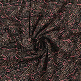 Printed Viscose - ROTTERDAM - 006 - Black