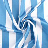 Satin imprimé - CLARISSA - 001 - Bleu