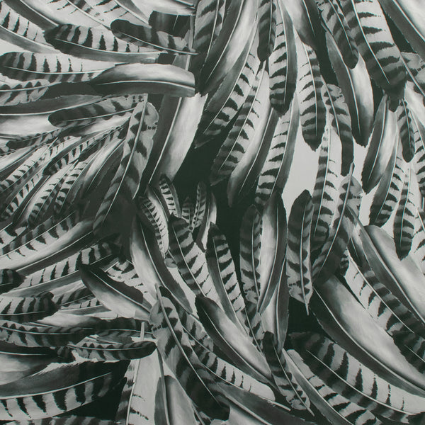 Satin Print - CLARISSA - 003 - Grey