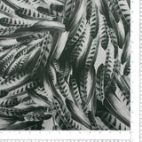 Satin imprimé - CLARISSA - 003 - Gris