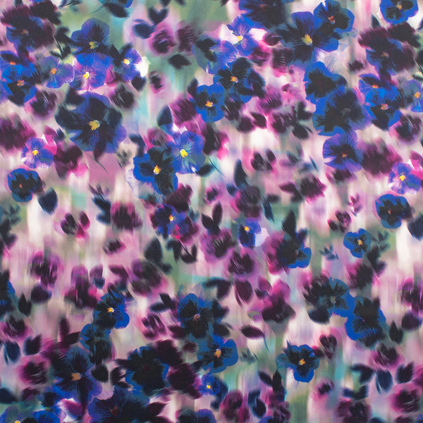 Satin Print - CLARISSA - 008 - Mauve