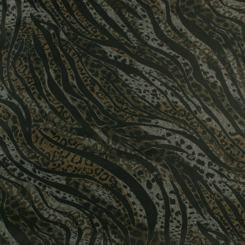 Tricot imprimé - NOVARA - 001 - Noir