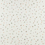 Gauze Cotton Print - NAP TIME - 001 - White