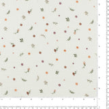 Gauze Cotton Print - NAP TIME - 001 - White