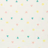 Gaze de Coton imprimé - LE DODO - 006 - Blanc