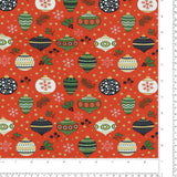 Tricot en coton imprimé - PAYS DE RÊVE - 002 - Rouge