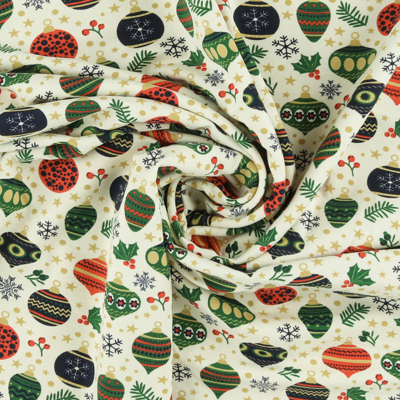 Cotton Knit Print - DREAMLAND - 003 - Ivory