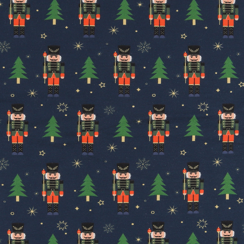 Cotton Knit Print - DREAMLAND - 004 - Navy