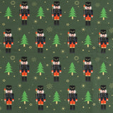 Tricot en coton imprimé - PAYS DE RÊVE - 005 - Vert