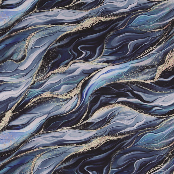 Printed Soft Shell - ASTORIA - 001 - Indigo