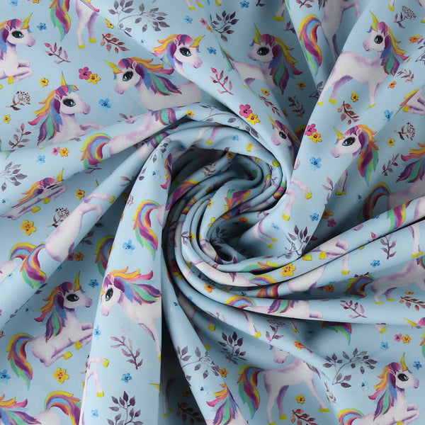 Printed Soft Shell - ASTORIA - 001 - Light Blue