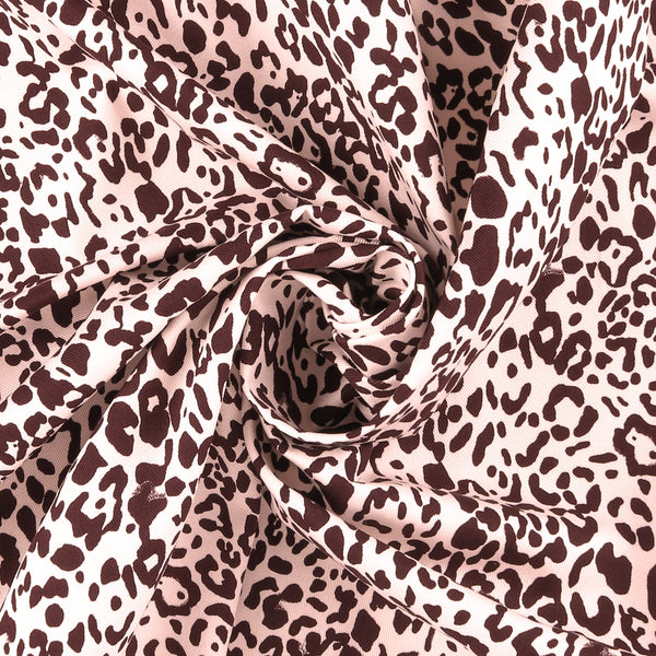 Printed Twill - ARIELLE - 001 - Brown