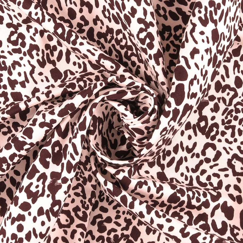 Printed Twill - ARIELLE - 001 - Brown