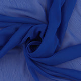 Chiffon de polyester - SARAH - 002 - Bleu