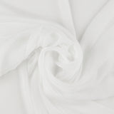 Chiffon de polyester - SARAH - 003 - Blanc