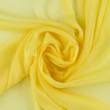 Chiffon de polyester - SARAH - 004 - Jaune