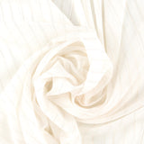 Metallic Chiffon - CLARA - 001 - White