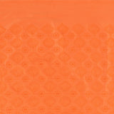 Embroidered Faux Suede - ACADEMY - 002 - Orange