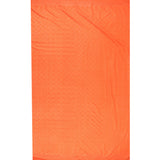 Embroidered Faux Suede - ACADEMY - 003 - Tangerine