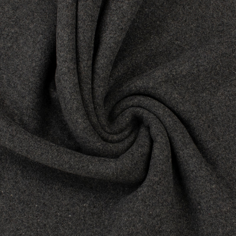 Wool Blend Coating - WESTMINSTER - 006 - Charcoal
