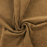 Embroidered Corduroy - HARVEST - 006 - Brown