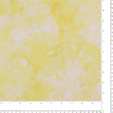 Embroidered Tie Dye Cotton - AVERY - 004 - Soft Banana