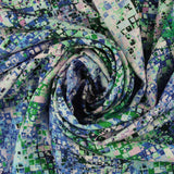 Digital Printed knit - NEWPORT - 005 - Aqua