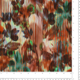 Printed Stretch Rayon Poplin - MILA - 001 - Brown