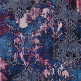 Printed Stretch Rayon Poplin - MILA - 002 - Denim