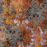 Printed Stretch Rayon Poplin - MILA - 004 - Ginger