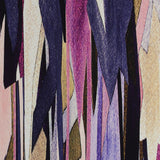 Popeline de rayonne extensible imprimée - MILA - 005 - Violet