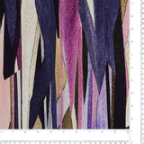 Popeline de rayonne extensible imprimée - MILA - 005 - Violet
