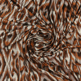 Tricot de viscose - <FASHION FORM> - 005 - Brun et Ocre