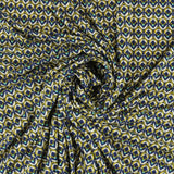 Tricot imprimé - <FASHION FORM> - 003 - Bleu Foncé