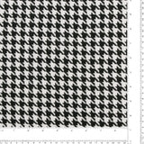 Tissu pied-de-poule pour veste - LANCASTER - 001 - Noir et Blanc