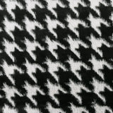 Luxury Faux Fur - QUENTIN - 001 - Black & Grey