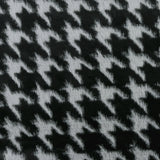 Fausse fourrure de luxe - QUENTIN - 001 - Noir et Gris