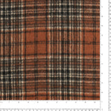 Tissu à carreaux pour veste - LANCASTER - 006 - Brun ambré