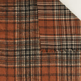 Tissu à carreaux pour veste - LANCASTER - 006 - Brun ambré