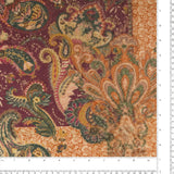 Chenille imprimé - MERIDA - 004 - Aubergine