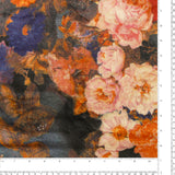 Chenille imprimé - MERIDA - 005 - Orange