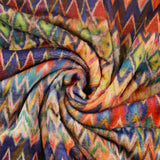 Chenille imprimé - MERIDA - 007 - Multicouleur