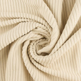 Velours côtelé réversible pour veste - STRATTON - 002 - Crème