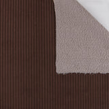 Velours côtelé réversible pour veste - STRATTON - 006 - Brun