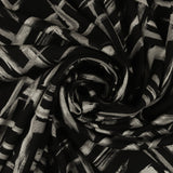 Printed Knit - FASHION FORM - 007 - Black & Grey