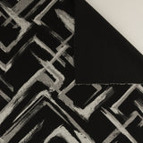 Printed Knit - FASHION FORM - 007 - Black & Grey