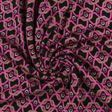 Tricot imprimé - <FASHION FORM> - 010 - Fuschia
