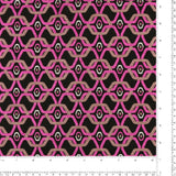 Tricot imprimé - <FASHION FORM> - 010 - Fuschia